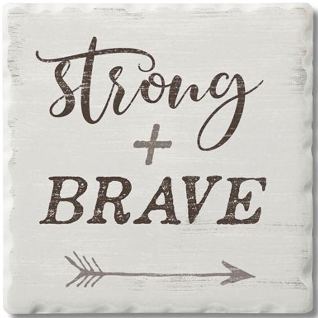 Simply Inspire Coaster Strong &amp; Brave