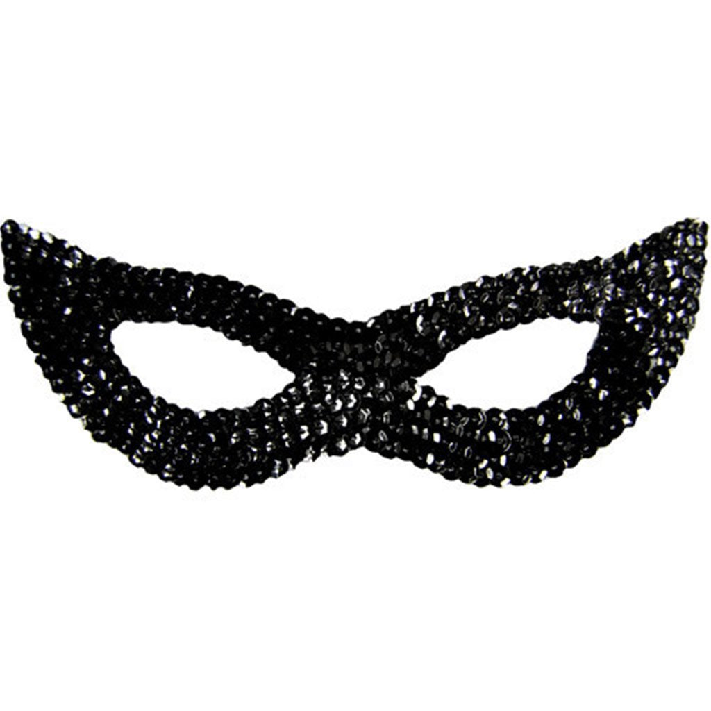 Squin Swallow Eye Mask Black