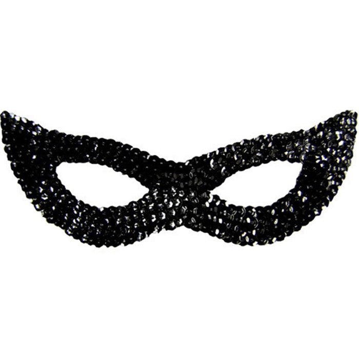 Squin Swallow Eye Mask Black