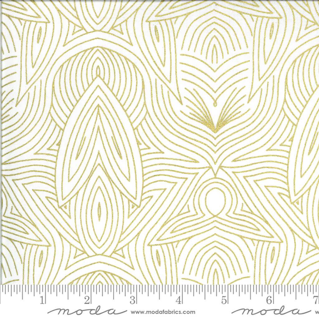 Dwell Possibility Ivory Gold Metallic