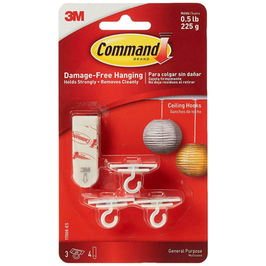 3M Command Ceiling Hooks