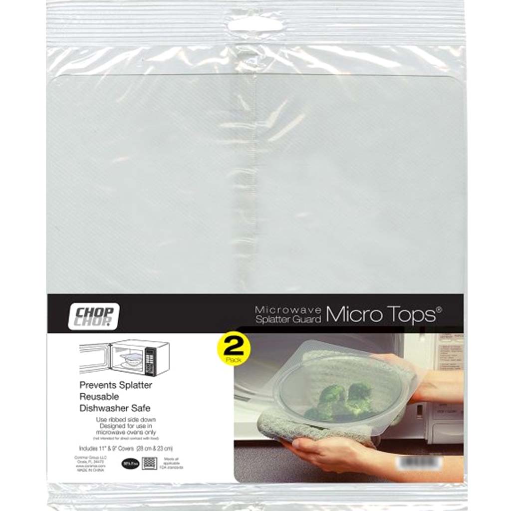 Micro Tops 2 Pack 11in &amp; 9in Clear