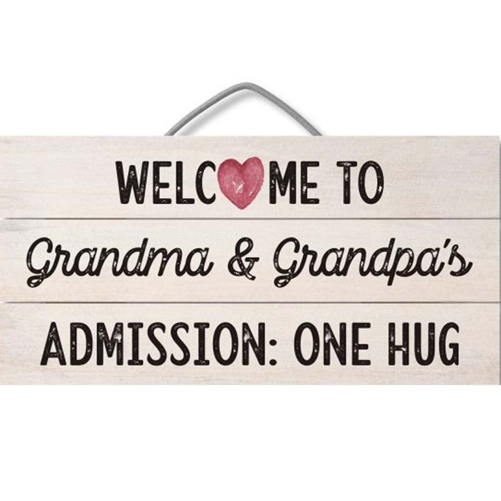Pallet Sign 12in x 6in Welcome To Grandma
