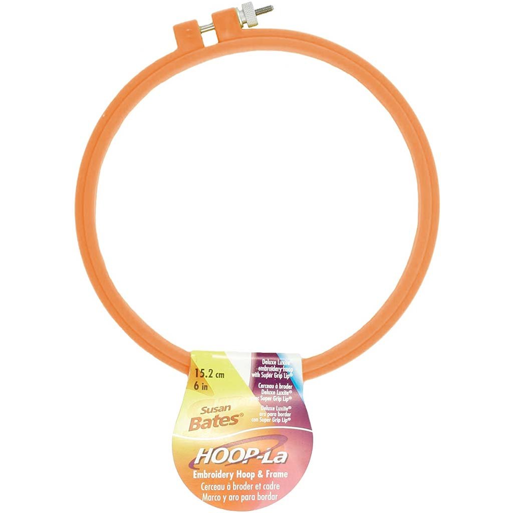 Hoop-La Embroidery Hoop  6in Orange