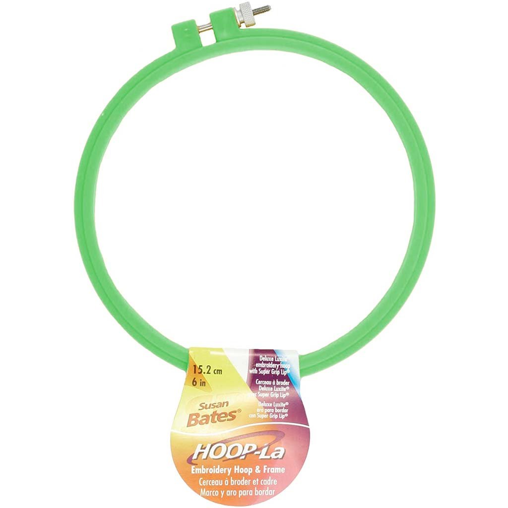 Hoop-La Embroidery Hoop  6in Green