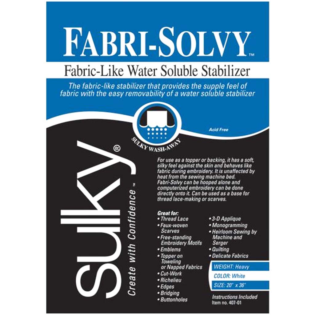 Sulky Fabri Solvy 20in x 1yd Pack