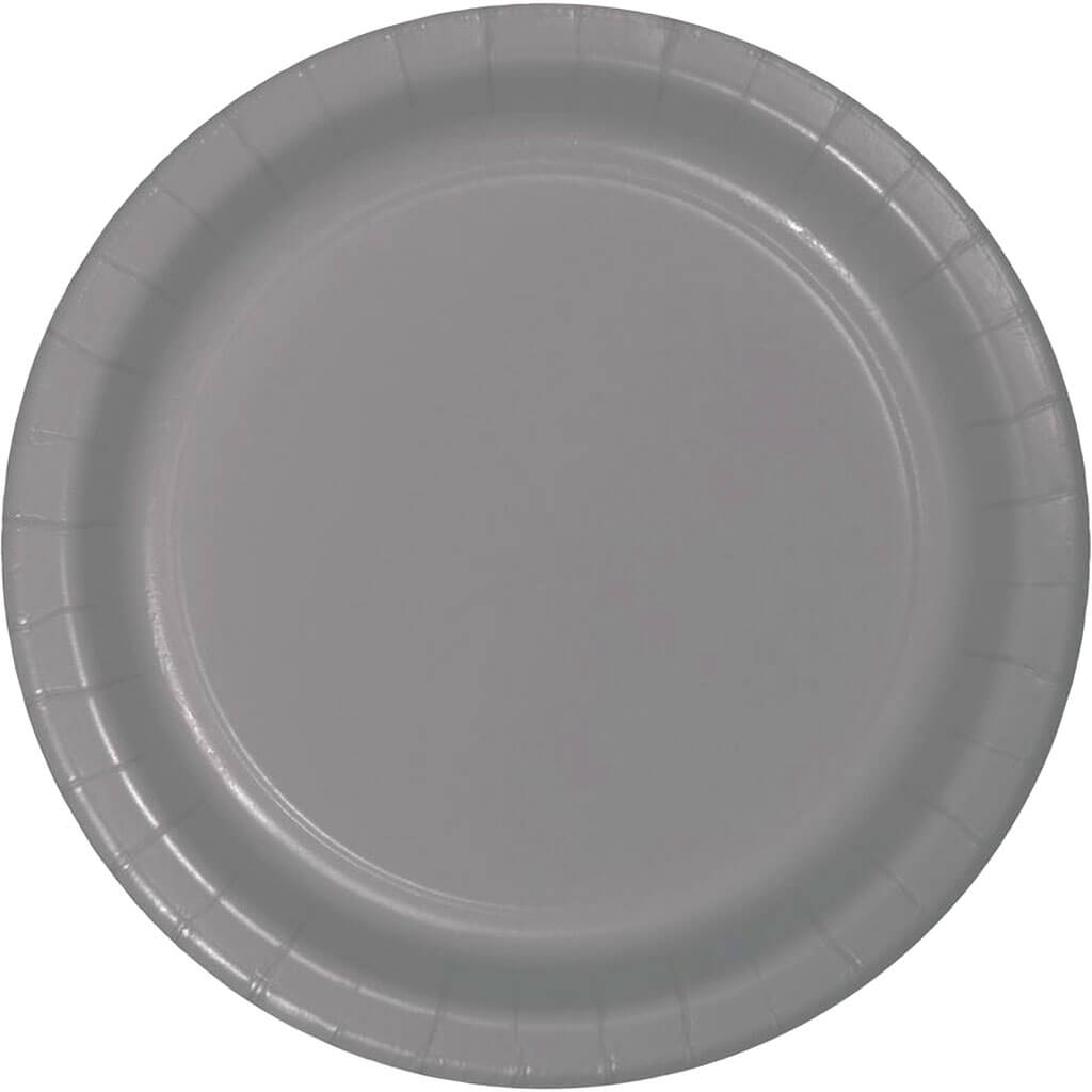 Dinner Plate Glamour Gray 9in, 8ct