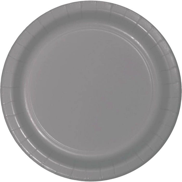 Dinner Plate Glamour Gray 9in, 8ct