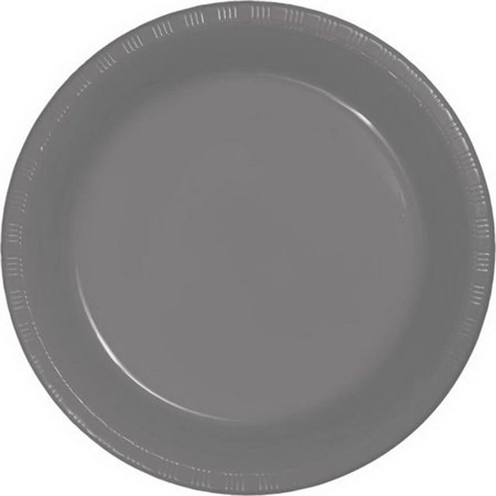 Dessert Plate Glamour Gray 7in, 20ct