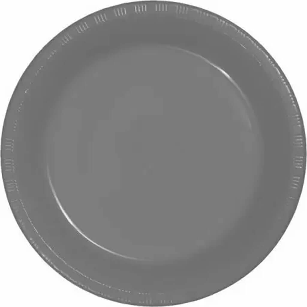 Dinner Plate Glamour Gray 9in, 20ct