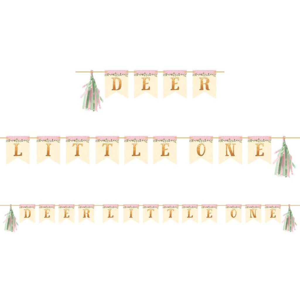 Deer Little One Banner With Tassel