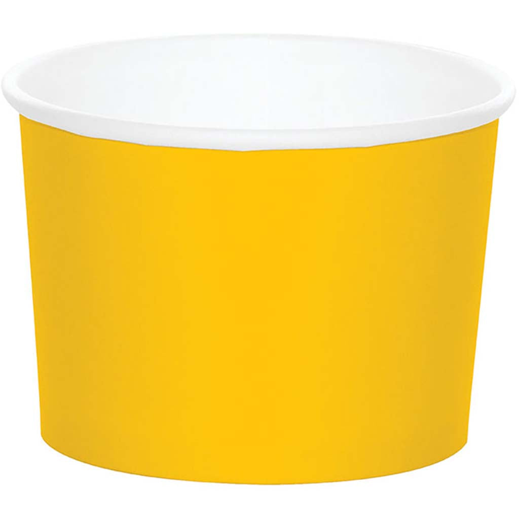 Treat Cups School Bus Yellow, 8ct