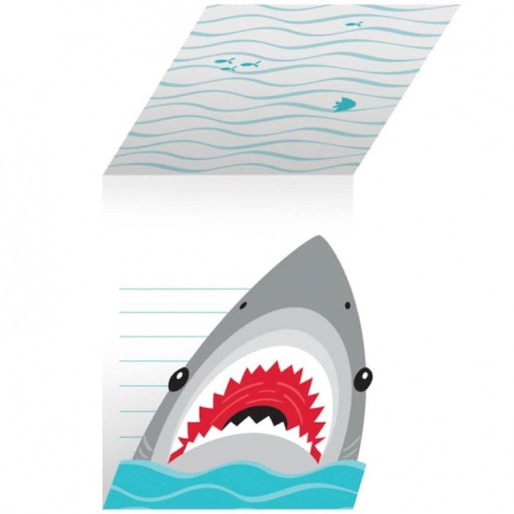 Shark Party Invitation Gatefold, 8ct