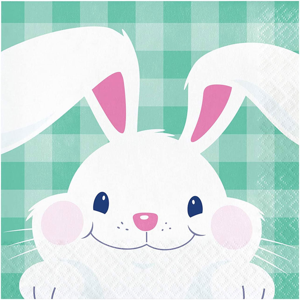 Funny Bunny Luncheon Napkin, 16ct