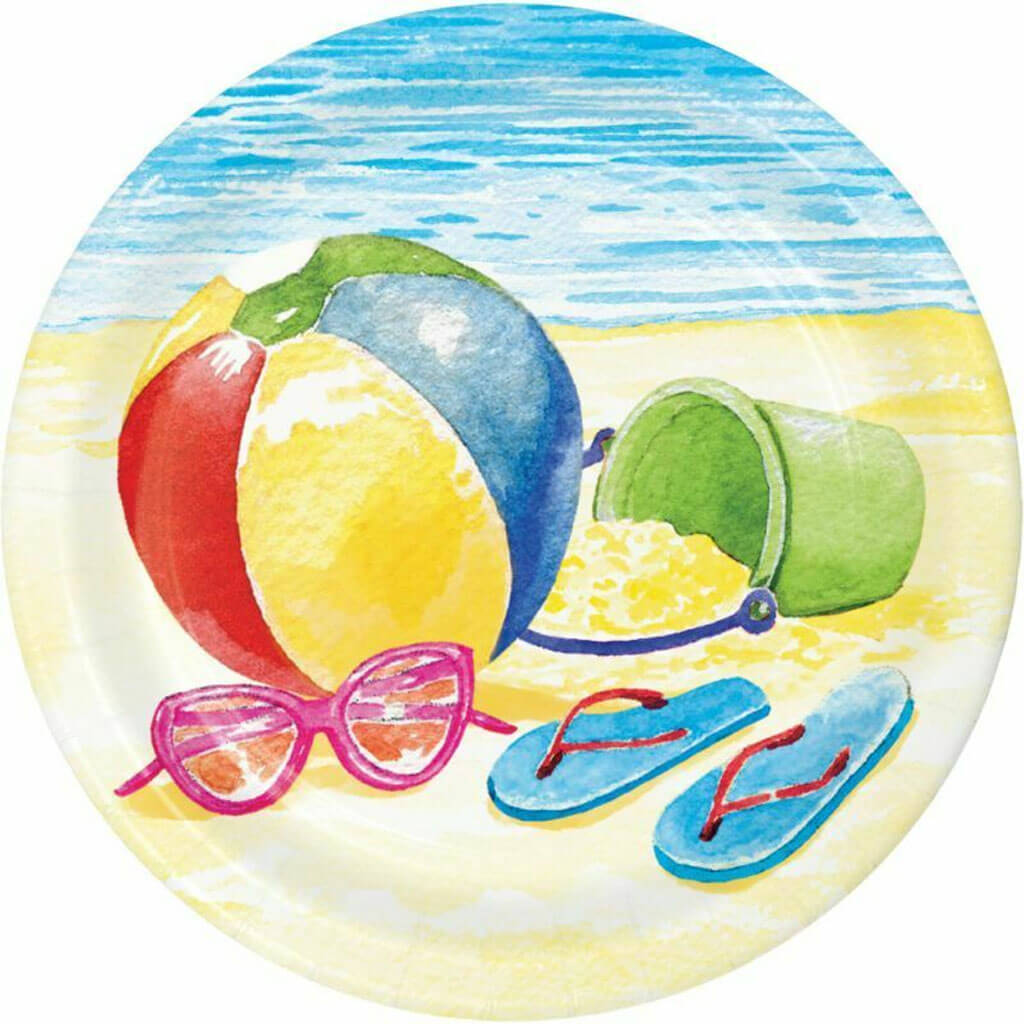 Beach Day Luncheon Plate