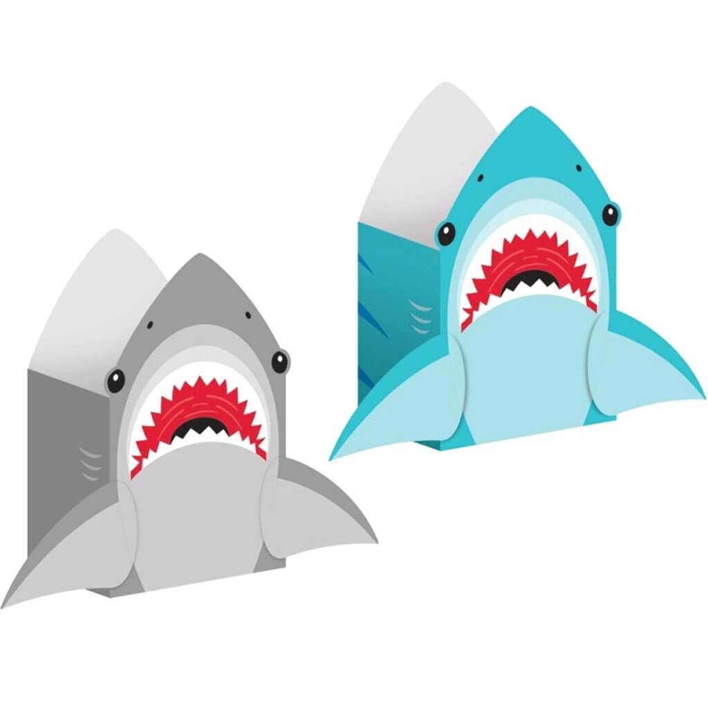 Shark Party Paper Treat Bag With Attachments