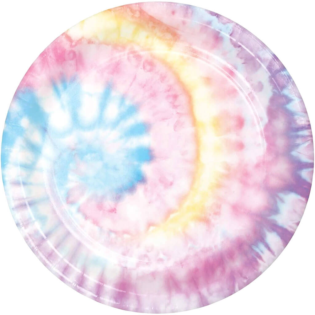 Tie Dye Party Dinner Plate