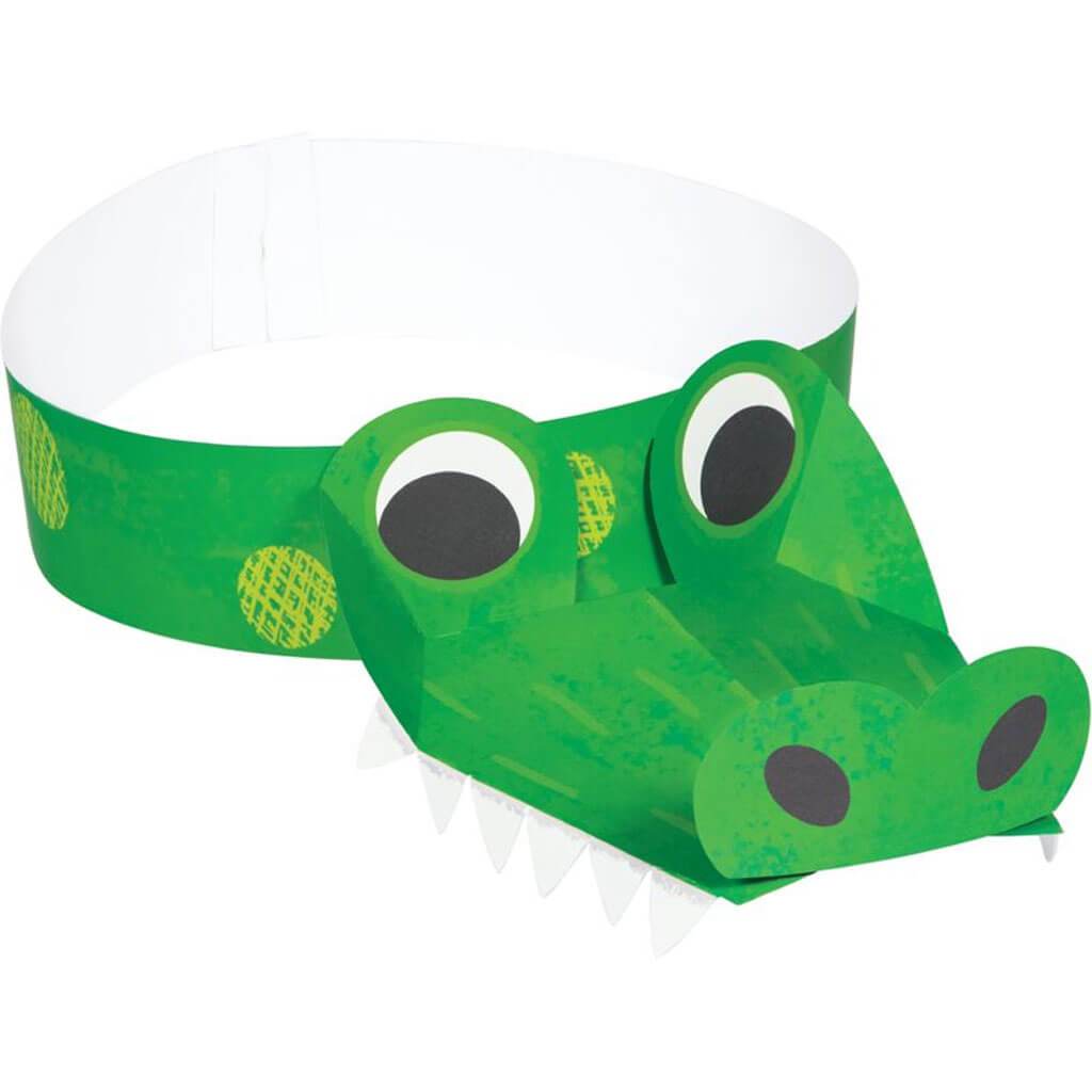 Alligator Party Paper Headband