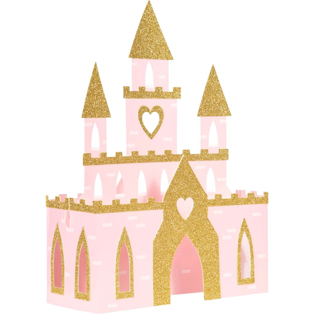 Castle Centerpiece With Glitter