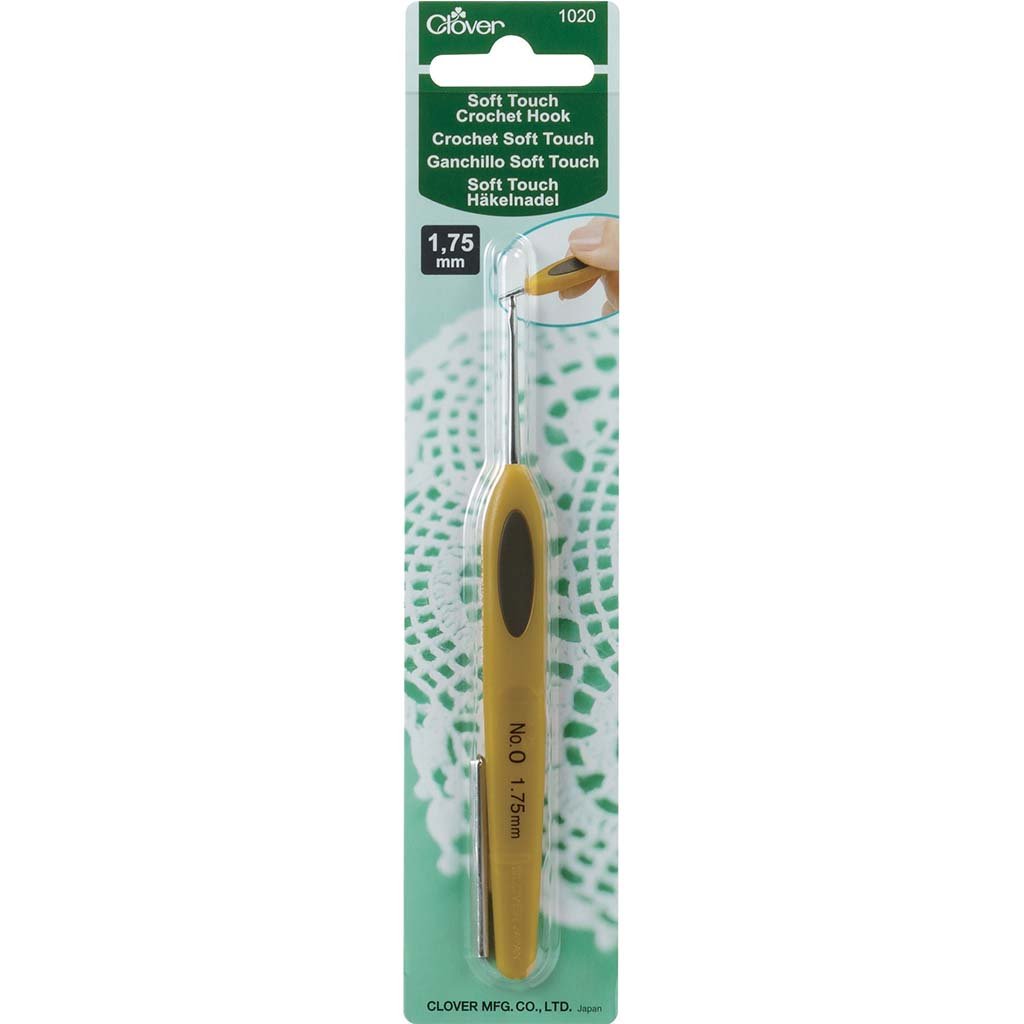 Soft Touch Steel Crochet Hook Size 0/1.75mm