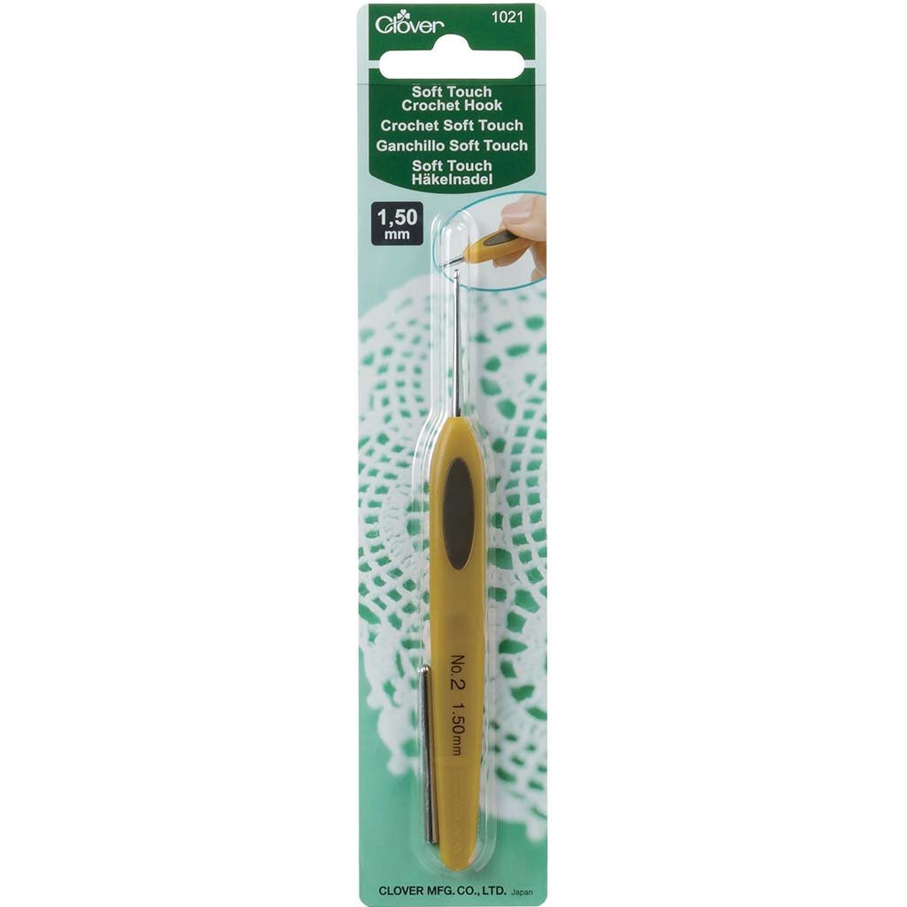 Soft Touch Steel Crochet Hook Size 2/1.50mm