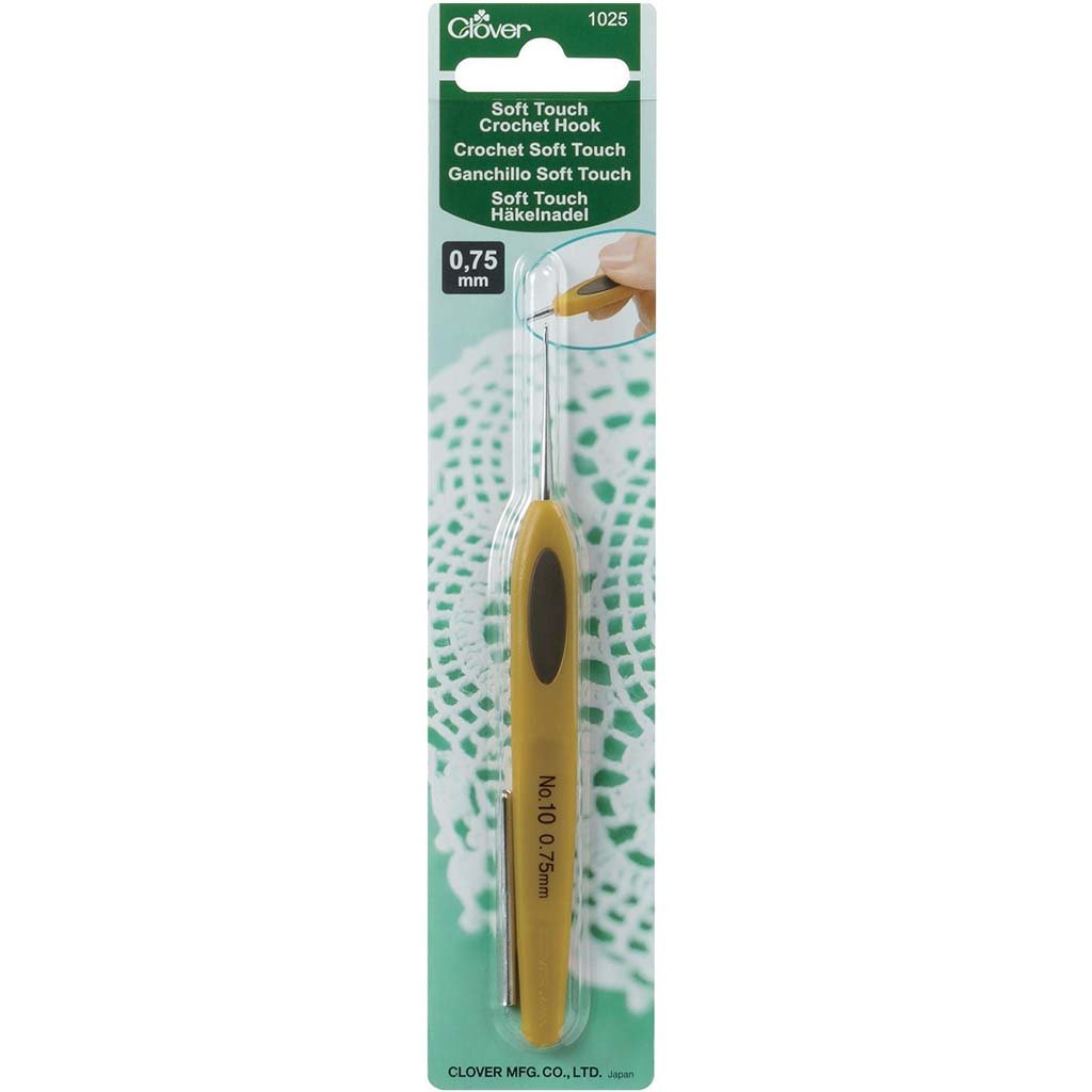 Soft Touch Steel Crochet Hook Size 10/.75mm