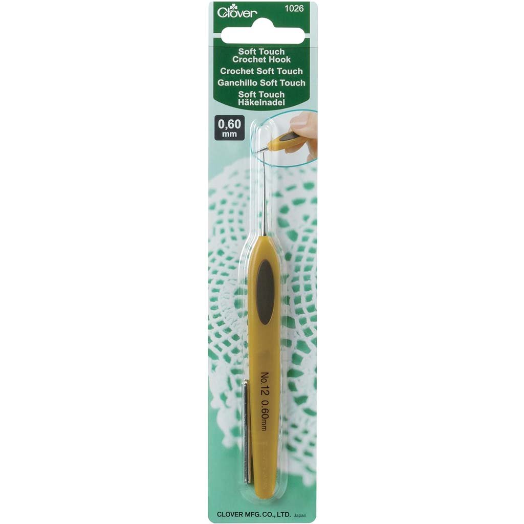 Soft Touch Steel Crochet Hook Size 12/.6mm