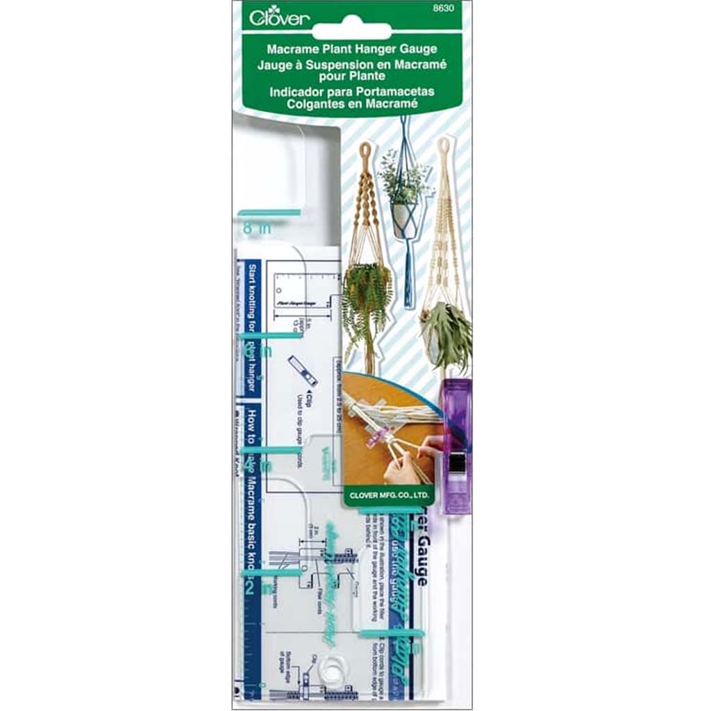 Macrame Plant Hanger Gauge 10in