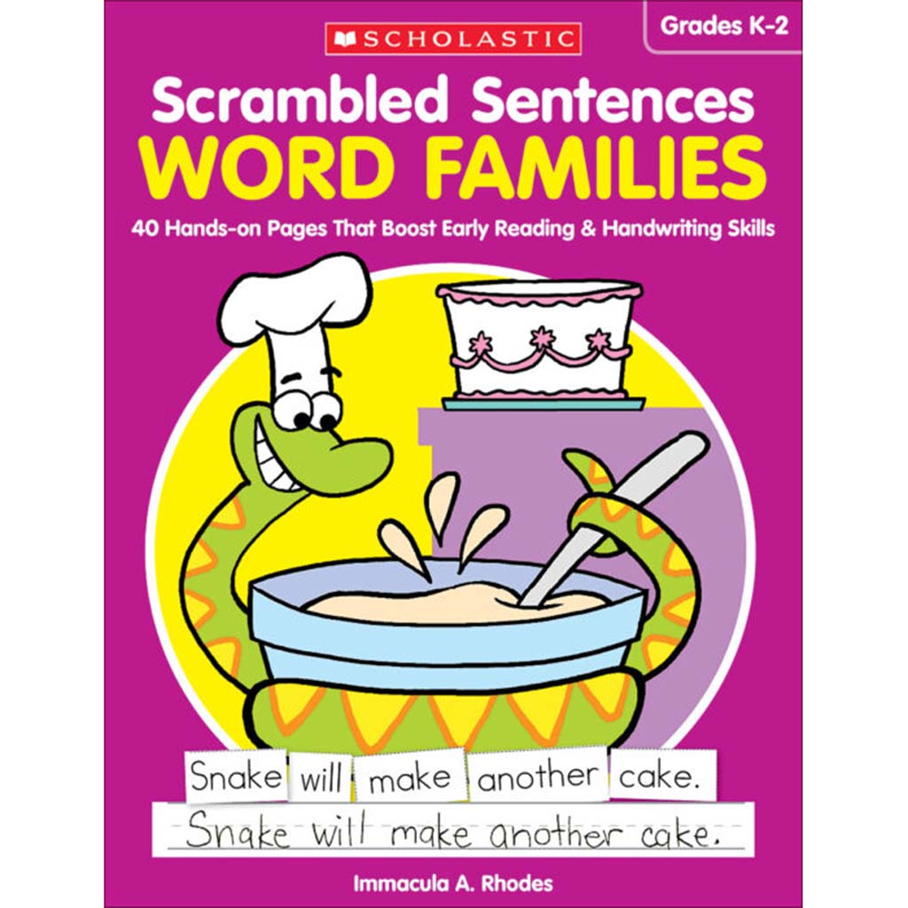 Scrambled Sentences: Word Families