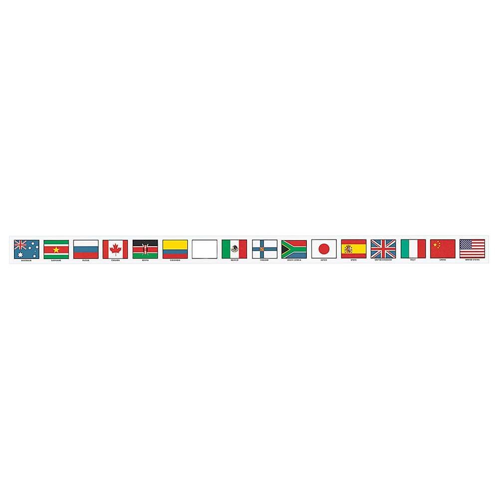 Flag of Nations Brainy Border 