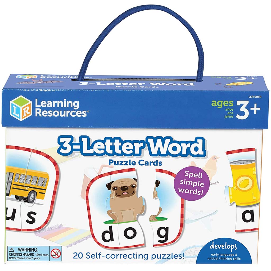 3-Letter Word Puzzle Cards