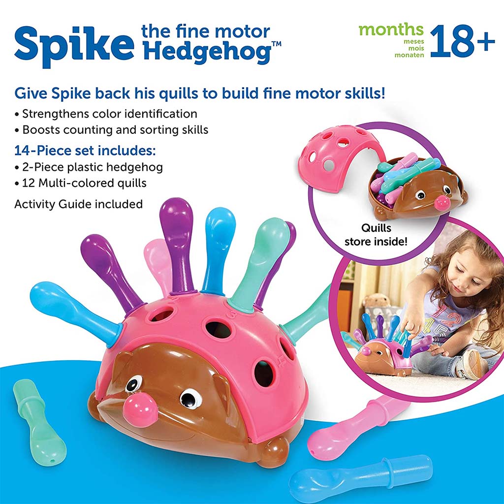 Spike The Fine Motor Hedgehog Pink