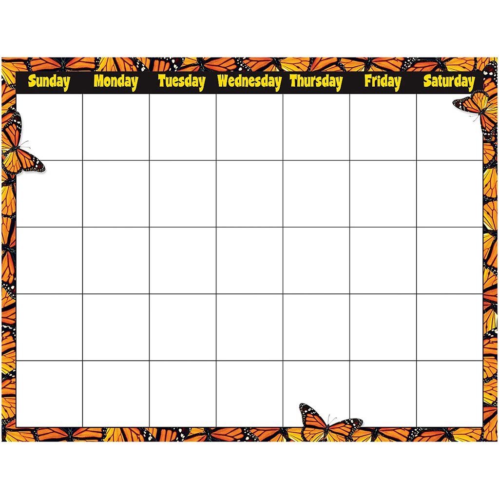 Monarch Calendar-Monthly