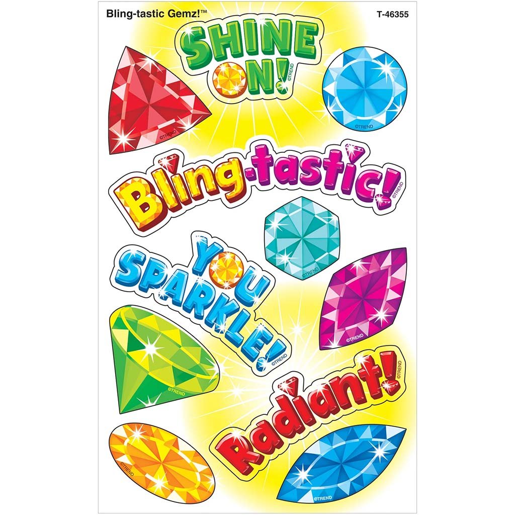 Bling-Tastic Gemz Super Shapes Sticker