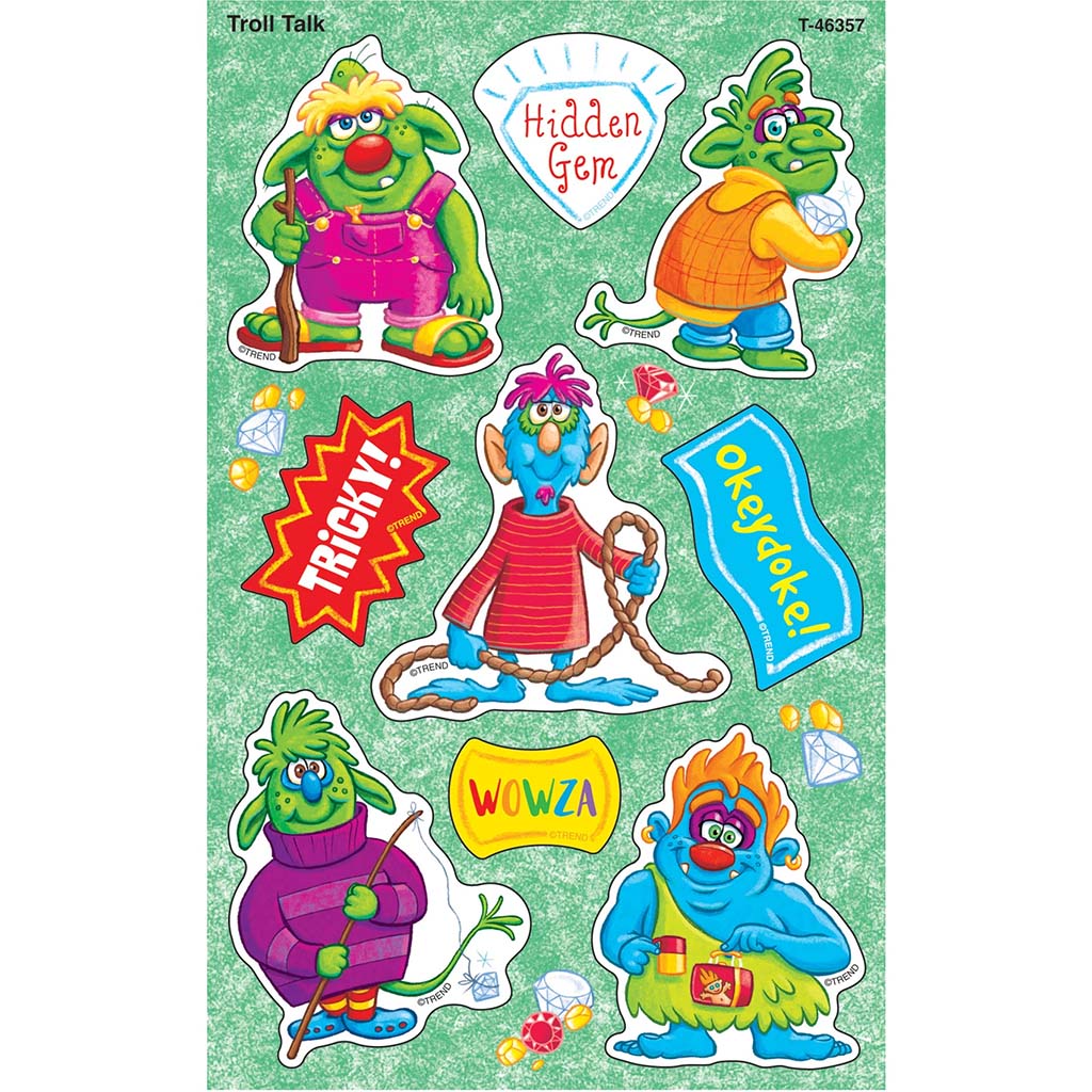 Troll Talk Super Shapes Sticker