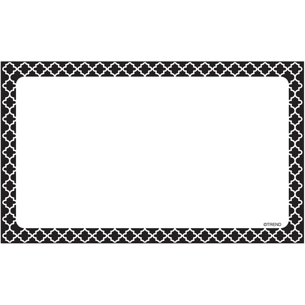 Moroccan Black Blank Terrific Index Card