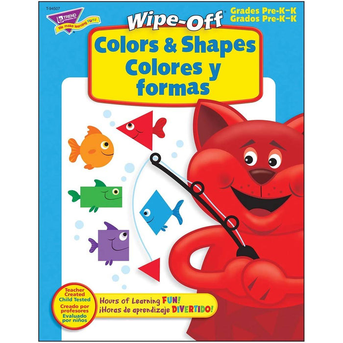 Colors & Shapes Colores Wipe Off Book