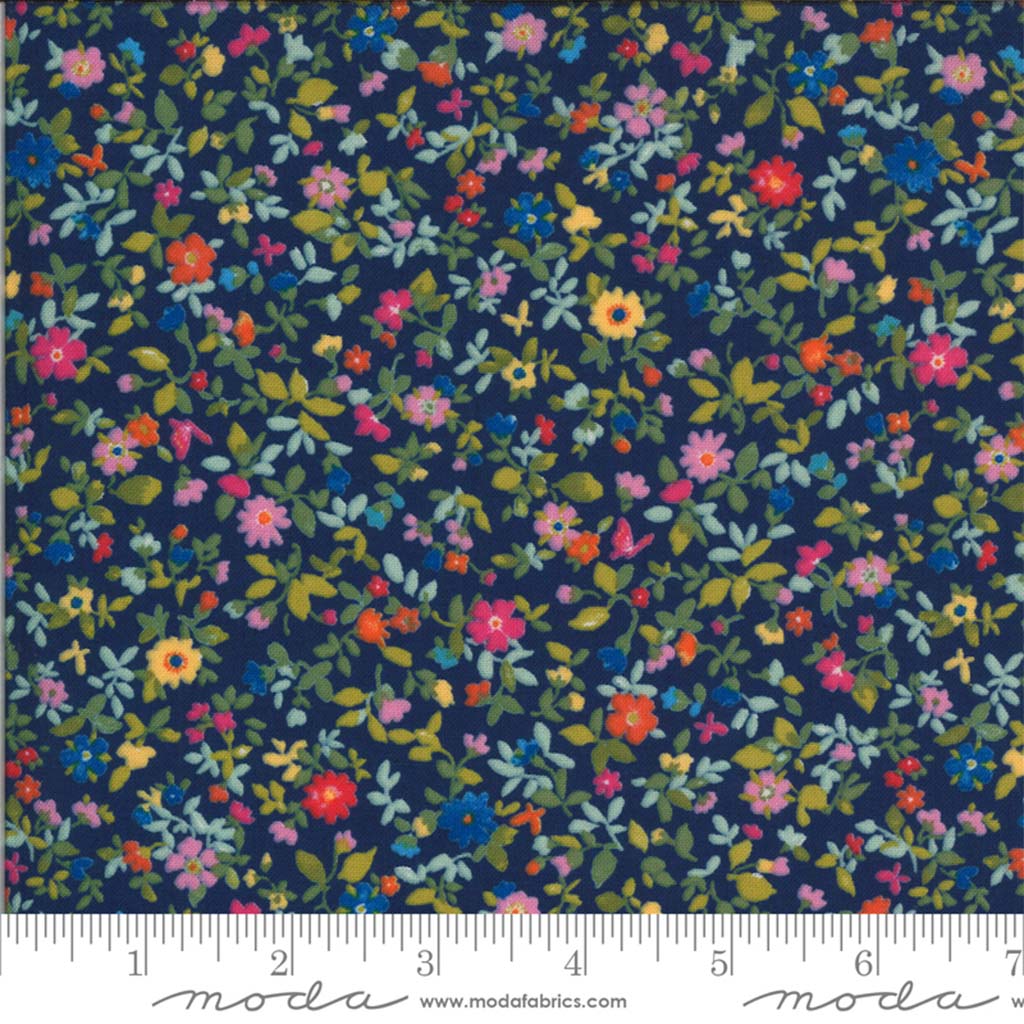 Lulu Packed Floral Navy