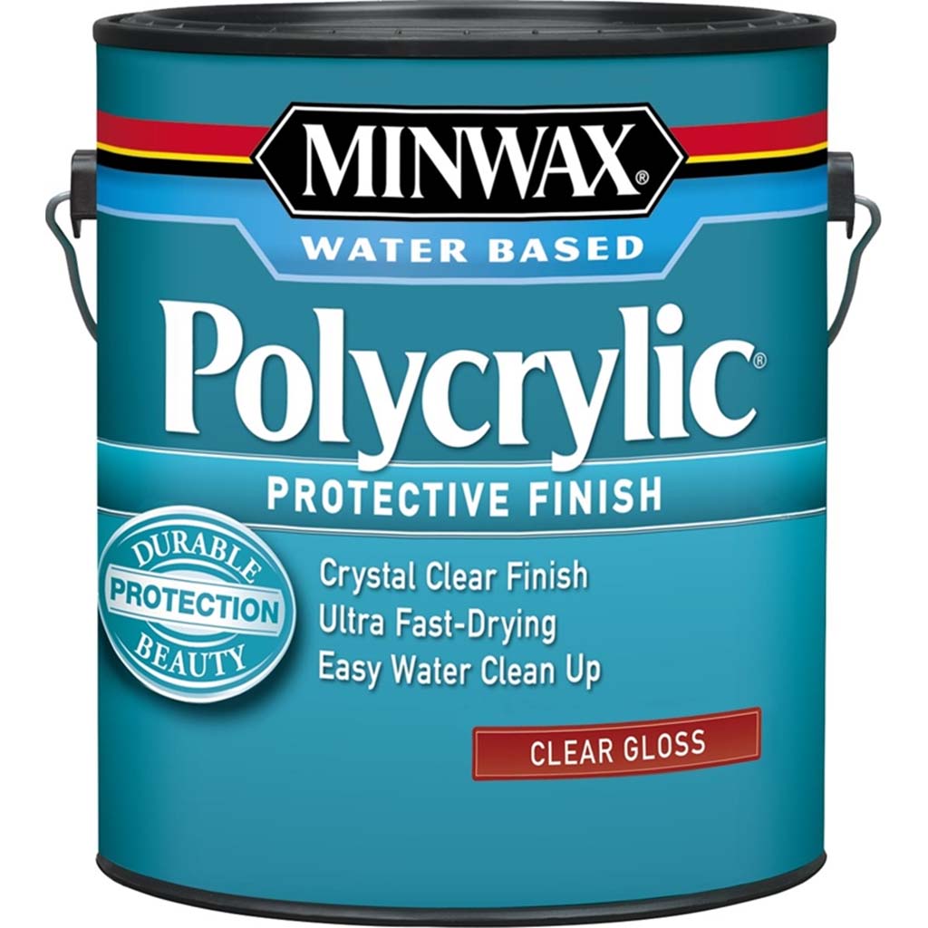 Polycrylic Clear Gloss Protective Finish Gallon Water Based