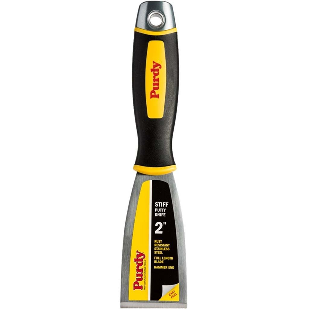 Stiff Putty Knife Stainless Steel Blade 2in