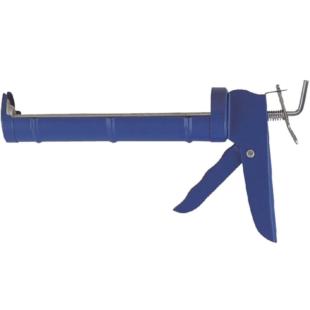 Heavy-Duty Caulk Gun Steel Blue