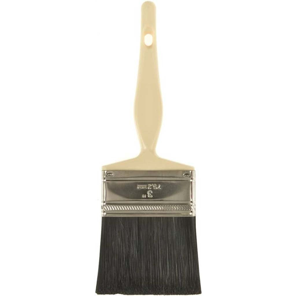 Bristle Paint Brush Varnish Handle 3in