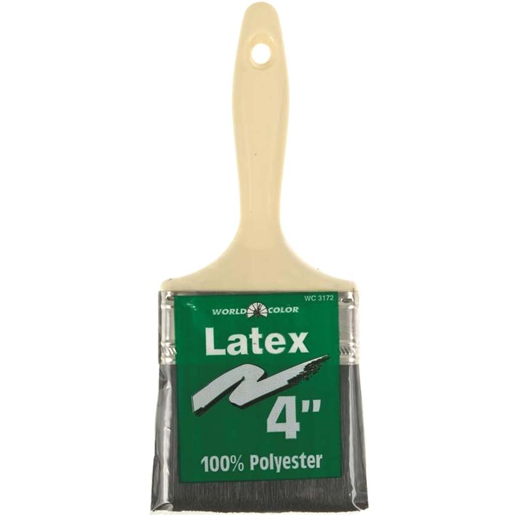 Bristle Paint Brush Varnish Handle 4in