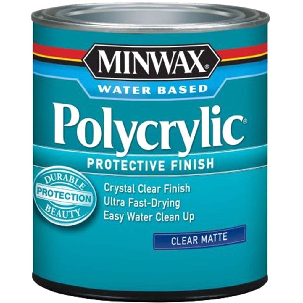 Polycrylic Protective Finish Matte Liquid 1/2 Pint