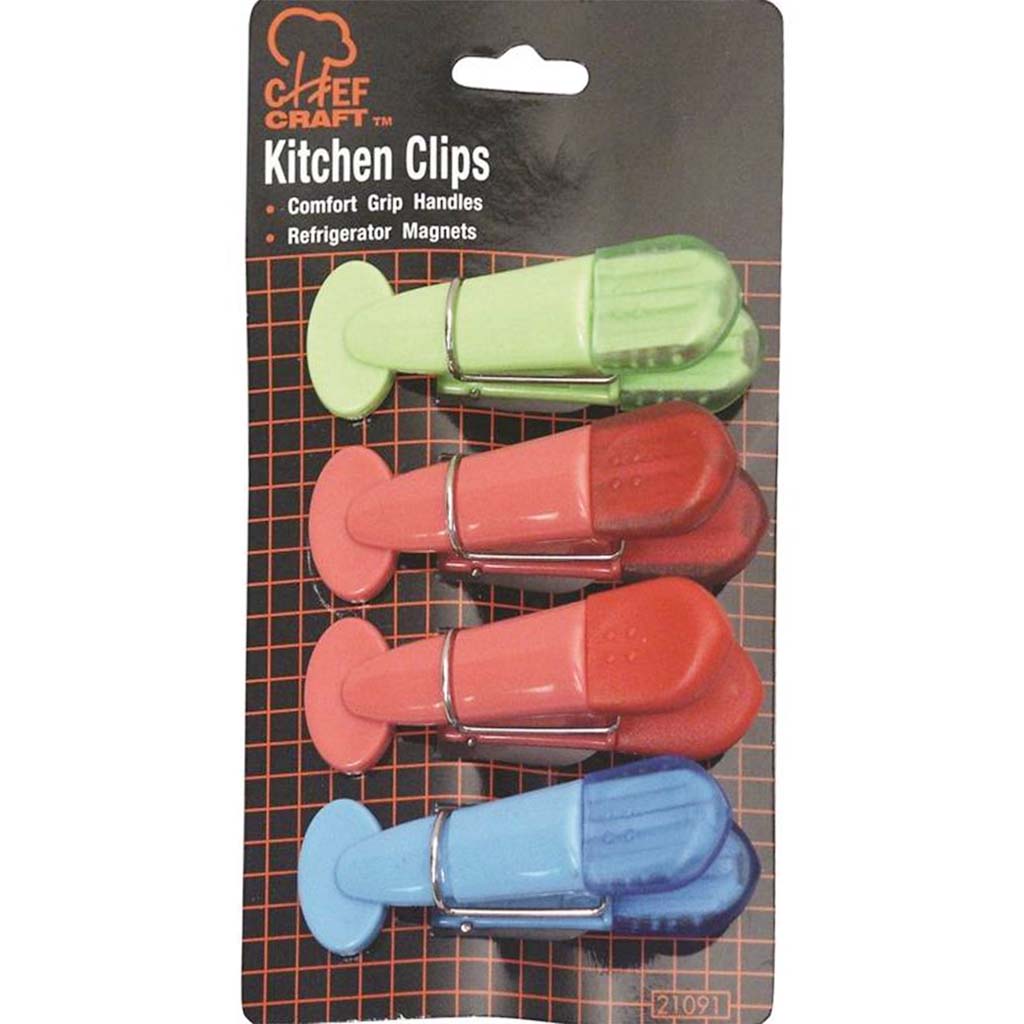 Magnetic Memo Clip Set 3-1/2in