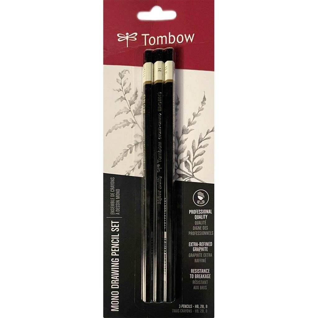 Mono Professional Drawing Pencil Set of 3