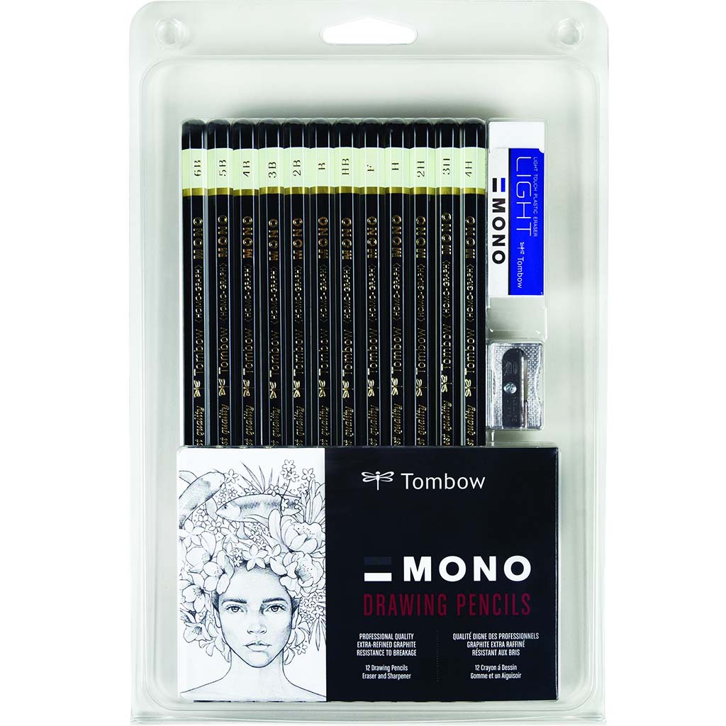 Tombow Mono Professional Drawing Pencils Set of 12