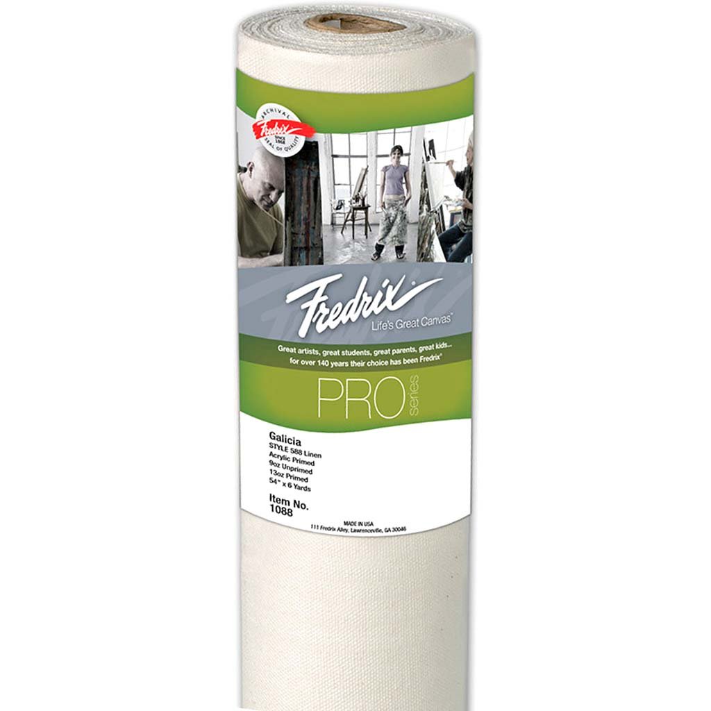 Fredrix Primed Linen Canvas Roll 54in x 6yd