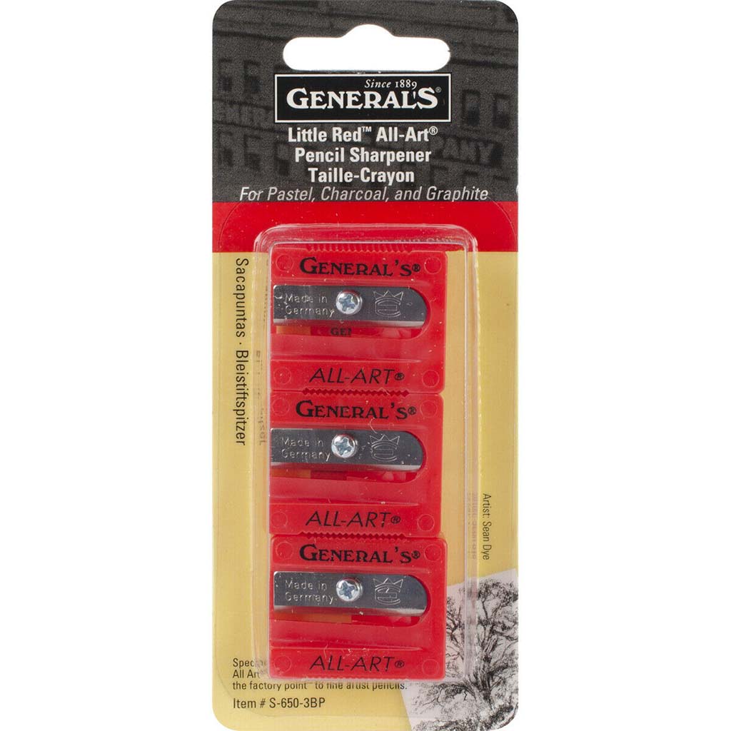 Little Red All-Art Pencil Sharpeners 3/Pkg