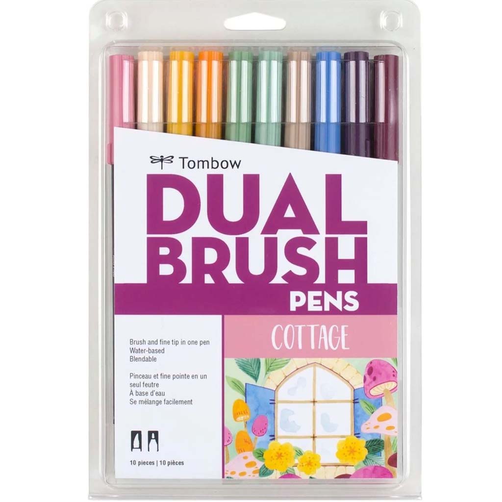 Dual Brush Set of 10 Cottage